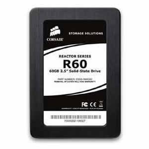 Corsair SSD 60GB Reactor Series, 250MB/s Read 110MB/s Write, includes