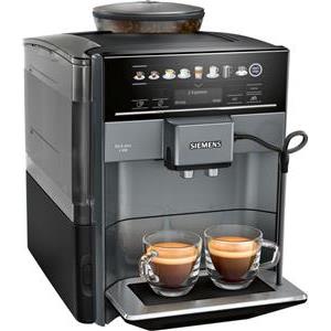 Siemens EQ.6 plus TE651209RW, Espresso machine, 1.7 L, Coffee beans, Ground coffee, Built-in grinder, 1500 W, Black, Titanium
