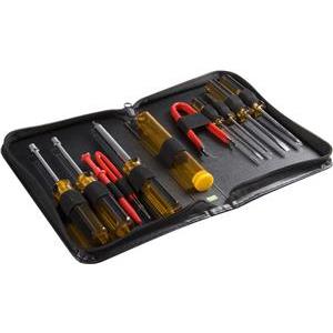 11 Piece Computer Tool Kit - PC Repair Tool Kit with Zippered Vinyl Carrying Case (CTK200) tool kit