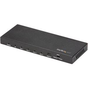 StarTech.com HDMI Splitter - 4-Port - 4K 60Hz - HDMI Splitter 1 In 4 Out - 4 Way HDMI Splitter - HDMI Port Splitter (ST124HD202) - video/audio splitter - 4 ports