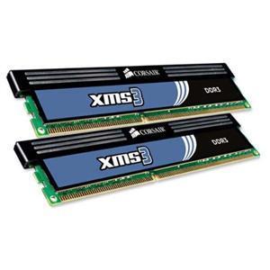 Memorija Corsair 8 GB DDR3 1600MHz XMS3 (2x4GB kit), CMX8GX3M2A1600C9