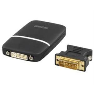 KONIG USB 2.0 To VGA/DVI ADAPTER 1280×1024 (4:3), 1400×1050 (16:10), For 32-bit OS