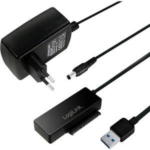 LogiLink Adapter USB 3.0 to SATA with OTB - storage controller - SATA 3Gb/s - USB 3.0