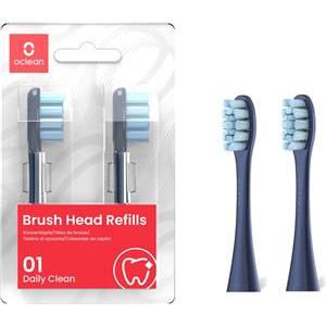 Oclean Standard two attachments for electric toothbrush blue