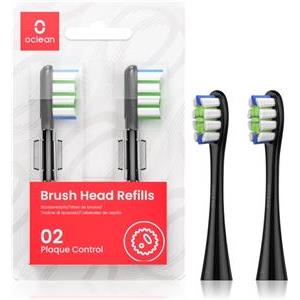 Oclean Plaque Control two attachments for electric toothbrush black