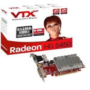 Grafička kartica VTX3D HD5450 SILENT 512MB (V2)