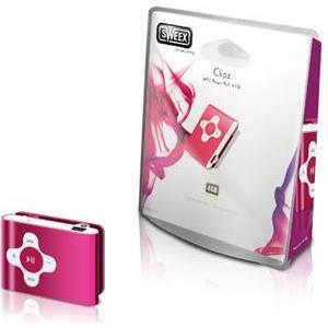 MP3 Player Sweex MP314 Sweex Clipz 4GB, Pink