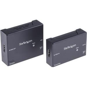 StarTech.com HDMI over CAT5/CAT6 Ethernet Extender with HDBaseT - 4K@115ft, 1080p@230ft - HDMI Video Transmitter and Receiver Kit w/ POC (ST121HDBTE) - video/audio extender