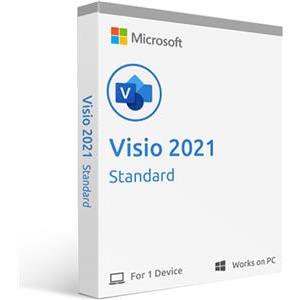 Microsoft Visio Standard 2021 - ESD - 1 license - Multilingual