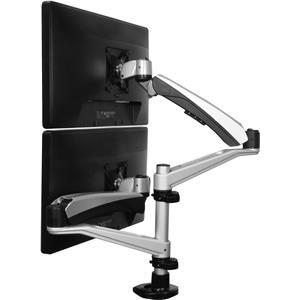 DURABLE monitor holder SELECT for 2 months table mount silver