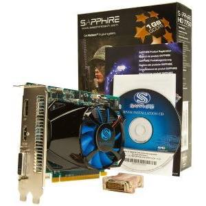 Sapphire Video Card HD7750 GDDR3 2GB/128bit, 800MHz/800MHz, PCI-E 3.0 x16, HDMI, DVI, Dual Slot Fan Cooler, Bulk