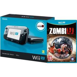 GAM Nintendo Wii U black konzola_Premium pack + Zombiu