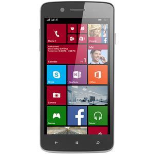 Mobitel PRESTIGIO MultiPhone PSP8500 DUO, 5'' IPS multitouch, QuadCore Qualcomm MSM8212 1.2GHz, 1GB RAM, 8GB Flash, Dual SIM, 2x kamera, BT, GPS, Windows Phone 8.1, crni