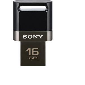 Sony micro USB flash, 16GB, USB 2.0, crni