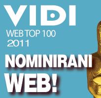 Nominirani smo za VIDI Web Top 100 nagradu