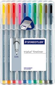 Flomaster fineliner 0,3mm Triplus Staedtler 334/10