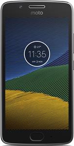 Mobitel Smartphone Motorola Moto G5 XT1676 DS, 5.0" IPS LCD FHD, Octa Core 1.4 GHz, 3GB RAM, 16GB Flash, Dual SIM, microSD, WiFi, BT, GPS, 4G LTE, kamera, Android 7.0, sivi