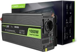 Green Cell strujni inverter 12V na 230V, 1000W/2000W Pure Sine Wave (INV09)