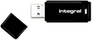 INTEGRAL BLACK 64GB USB2.0 memory stick