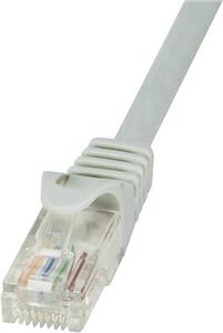 U/UTP prespojni kabel Cat.5e PVC CCA AWG26, sivi, 1,0m