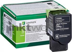 Toner Lexmark C2320K0 black 1k