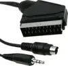 CC ICIDU SCART kabel video/audio,5m, S-Video+3,5mm - Scart