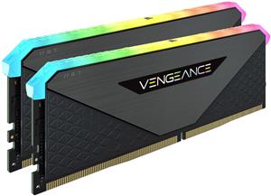 CORSAIR Vengeance RGB RT - DDR4 - kit - 64 GB: 2 x 32 GB - DIMM 288-pin - 3600 MHz / PC4-28800 - unbuffered