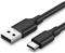 UGREEN USB-A 2.0 to USB-C cable 1.5m (black) - polybag
