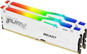 Kingston Fury Beast White RGB EXPO 32GB [2x16GB 5200MHz DDR5 CL36 DIMM]