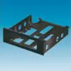 FLOPPY MOUNTING ADAPTER za 3.5" u 5.25", black, Retail
