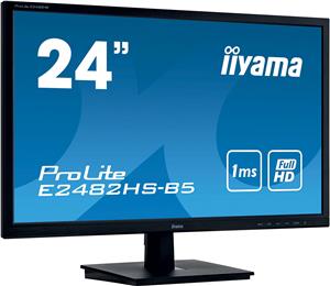 61cm/24" (1920x1080) Iiyama ProLite XU2493HSU-B6 16:9 FHD IPS 100Hz 1ms HDMI DP Speaker Black