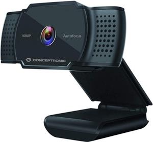 CONCEPTRONIC Webcam AMDIS 1080P(2K über Sof) AF (Web+Mic.)sw