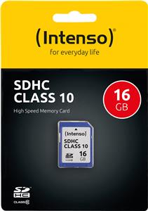 16GB SDHC, Class 10