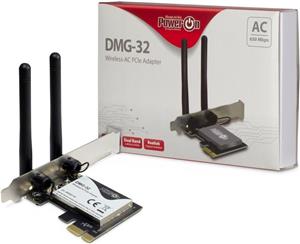 Inter-Tech Wi-Fi 5 PCIe Adapter DMG-32 2dBi Antenne 650Mbps retail