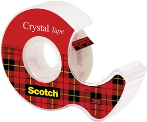 Traka ljepljiva nevidljiva 19mm/ 7,5m Scotch Crystal 3M.blister