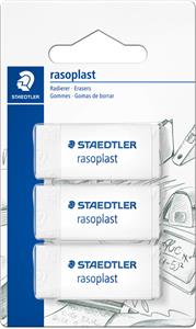 Gumica Rasoplast B30 pk3 Staedtler 526B3 BK3D blister