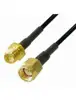 Transmedia CWK 2-10, WLAN Antenna Cable SMA reversed jack to reversed SMA plug, gold plated, 10