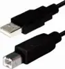 Transmedia C 142-HS, USB 2.0 type A plug na 1x USB type B plug Connecting Kabel, Crna Boja, 1,8