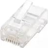 Transmedia TI-15RL, Western 8 8-plug, CAT 6 konektor (RJ45), 8 kontakata, za okrugli kabel