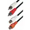 Transmedia A11 RCA Kabel 2x RCA-plug - 2x RCA-jack 1, 5 m stereo za ti en, standardni