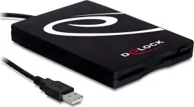 Floppy drive  3.5", USB, crno srebrni