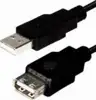 Transmedia C140-3KHSL USB type A plug na USB type A jack Connecting Kabel crno 3,0 m