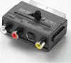 VALUE Scart Adapter, Scart M / SVHS F / 3× chinch F