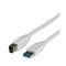 USB 3.0 kabel 1,8m, AM - BM, Roline, bijeli