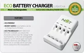 LifeView Battery charger LV7BATCHA - Charge normal batteries