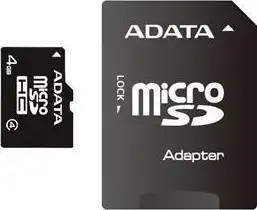 Memorijska kartica MicroSD 4 GB Adata HC Class4 + 1ad