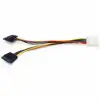 Kabel SATA Y, za napajanje, 4P-15P 15cm