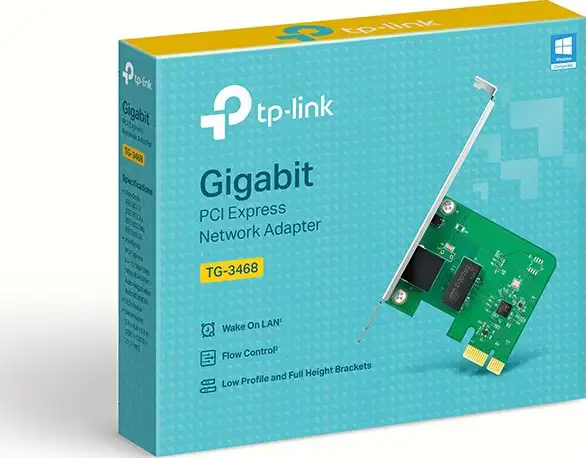 Mrežna kartica PCI-e TP-Link TG-3468 Gigabit Networks Adapter 32-bit, 10/100/1000Mbps Auto-Negotiation RJ45 port, Au