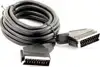 Kabel Scart -> Scart 21pin, 7mm, 3m, PVC