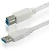 USB 3.0 kabel 1,8m, AM - BM, bijeli